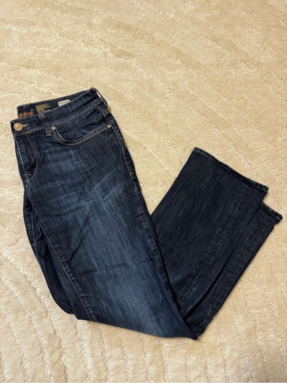Mavi "Molly" Mid-Rise Straight Leg Jeans
